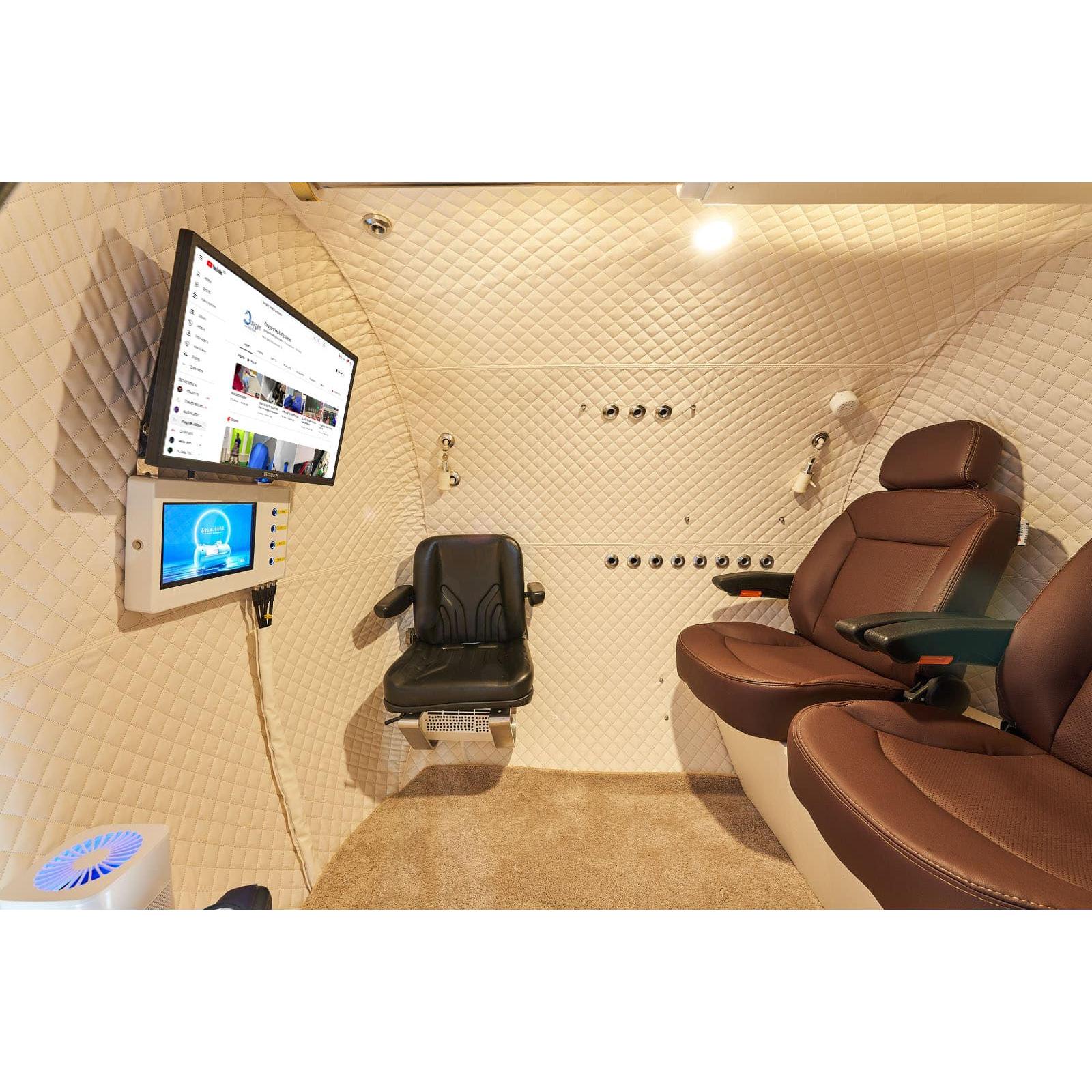 Oxygen Health Systems 64″D Hyperbaric Oxygen Chamber Hard Shell Multip ...