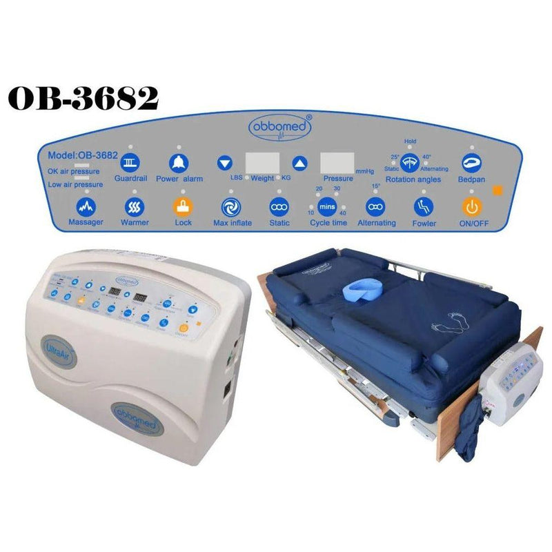 ObboMed OB-3682 Ultra Air Mattress – 12 Alternating Multiple Angle Rotation