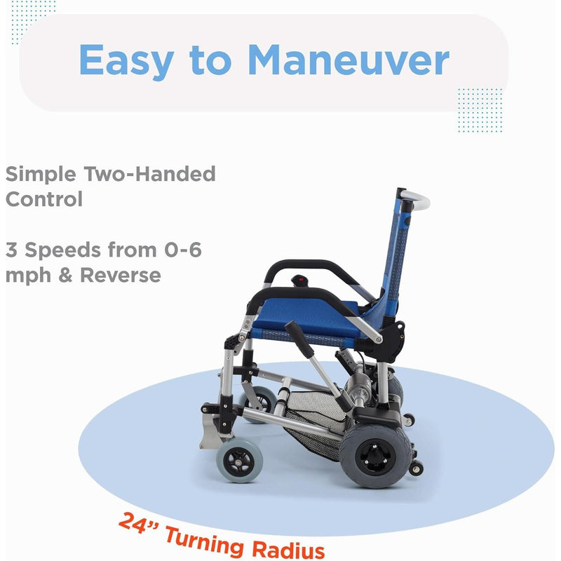 Journey Zinger Folding Power Chair Two-Handed Control