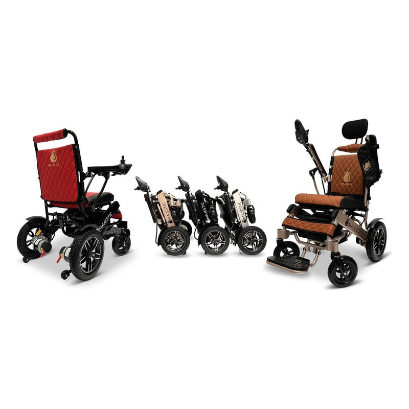 ComfyGo IQ-8000 MAJESTIC Folding Lightweight Electric Wheelchair