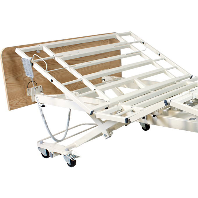 Dynarex DB300 Bariatric LTC 5 Function Low Bed Wood Boards Cherry