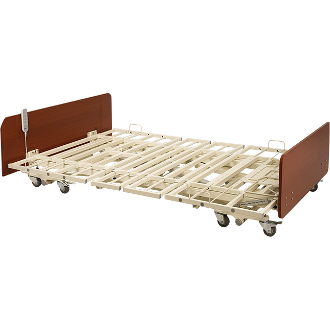 Dynarex DB600 Bariatric HD LTC Bed w/ Composite Rail