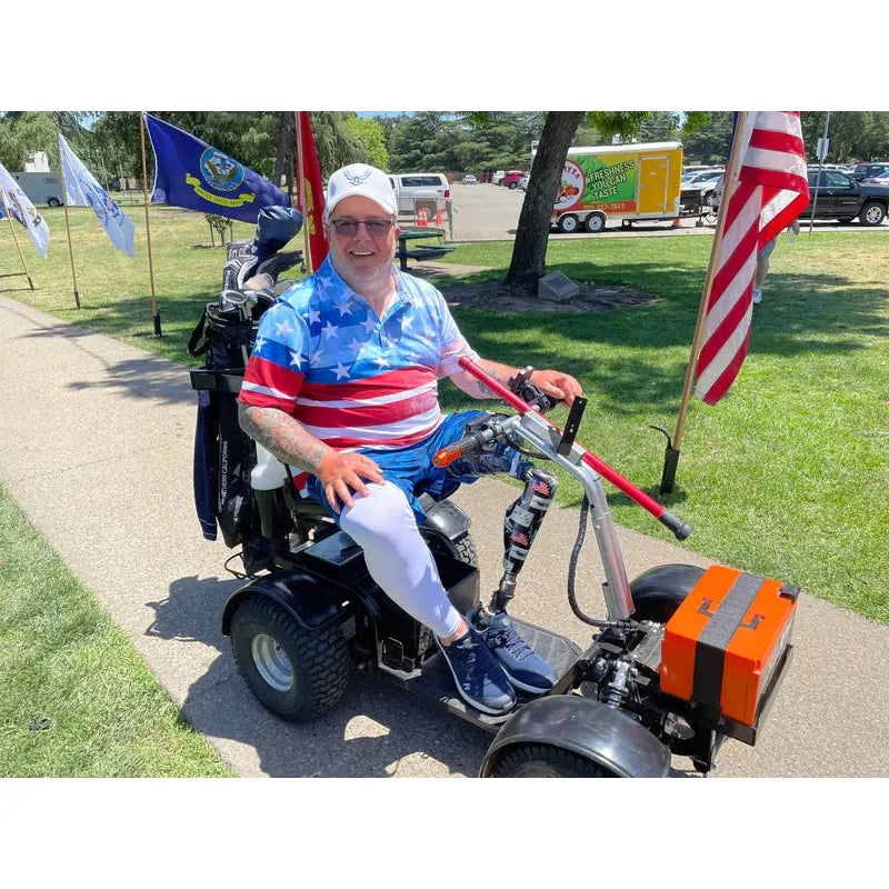 Green Transporter Golf Mobility Scooter 4-Wheel Design - Cheetah Ninja