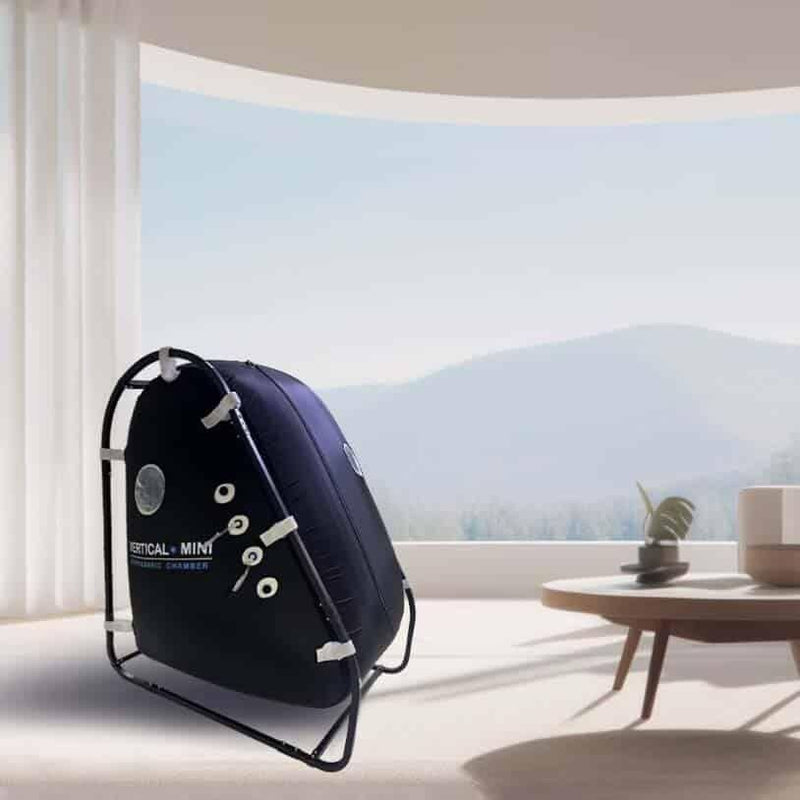 Oxygen Health Systems Hyperbaric Vertical Chamber Wheel Chair Ready MC4000U Model U-Shape Zipper 1.3 ATA