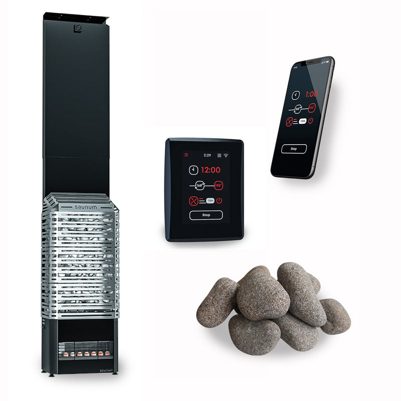 Saunum Air 5 Sauna Heater Package Air Series, 5kW Sauna Heater Package