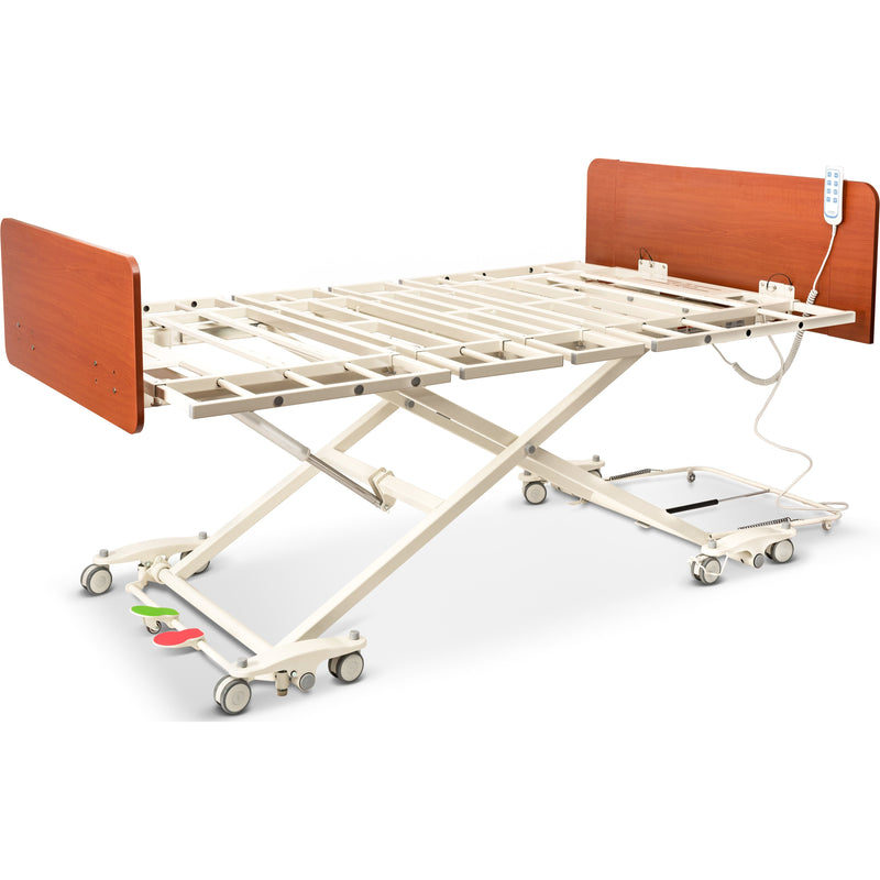 Emerald Supply Oasis Expandable Hi-Low Full Electric Hospital Bed 550lbs Capacity