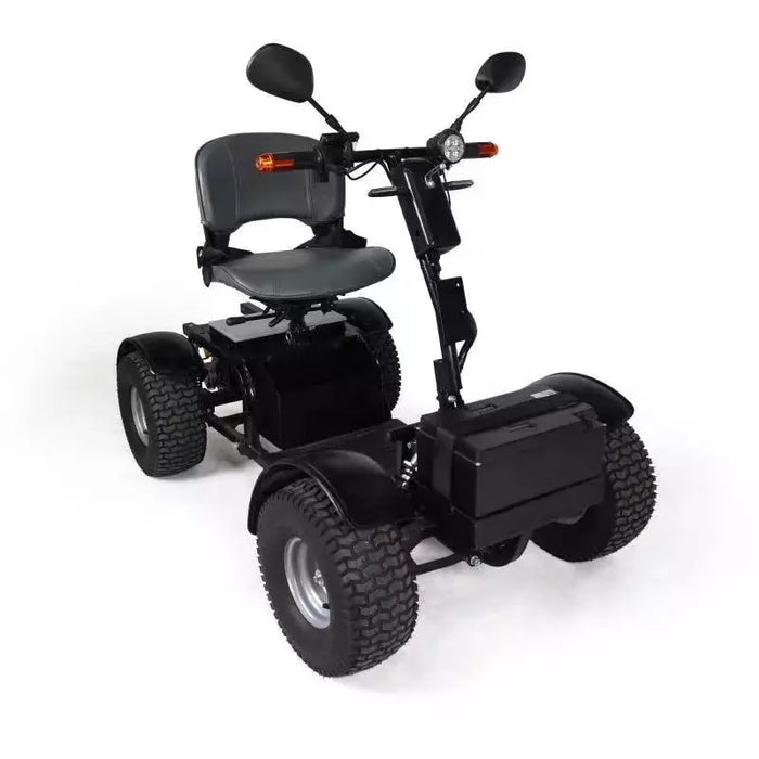 Green Transporter Golf Mobility Scooter 4-Wheel Design - Cheetah Ninja