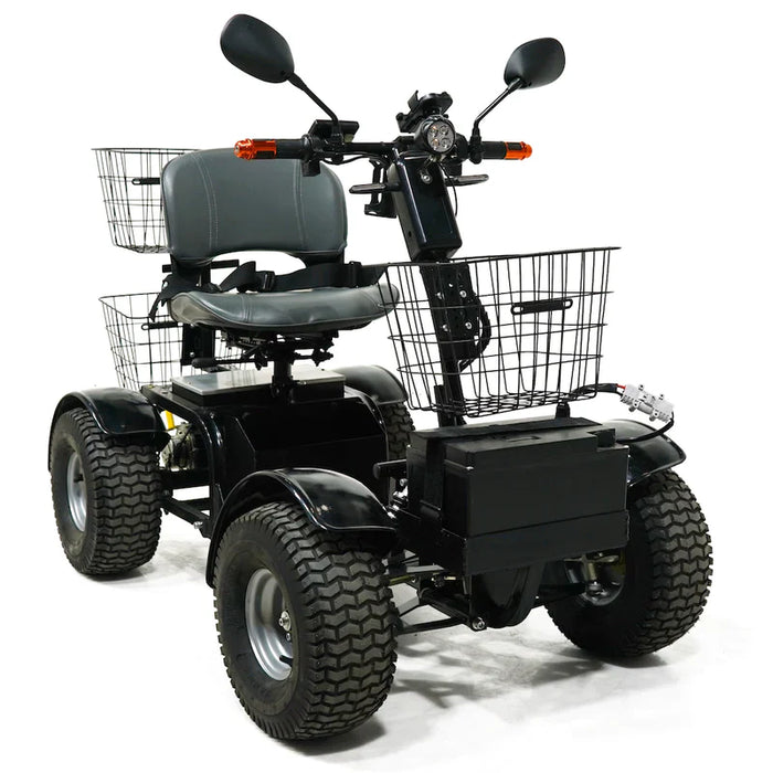 Green Transporter Golf Mobility Scooter 4-Wheel Design - Cheetah Ninja