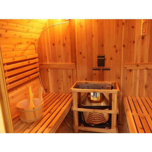 Oasis 2-4 Person Traditional Canopy Barrel Sauna