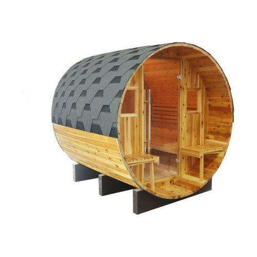 Galley 4-Person Traditional Barrel Sauna