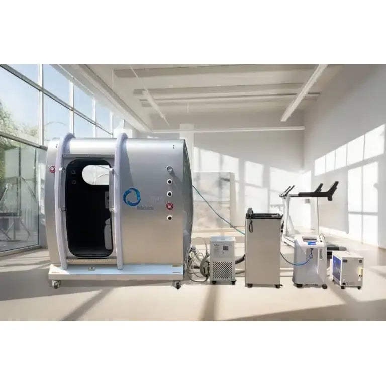 Walkway Inside O2 35″D 2.0 ATA Walk-in Hard Shell Oxygen Chamber — Mediriser