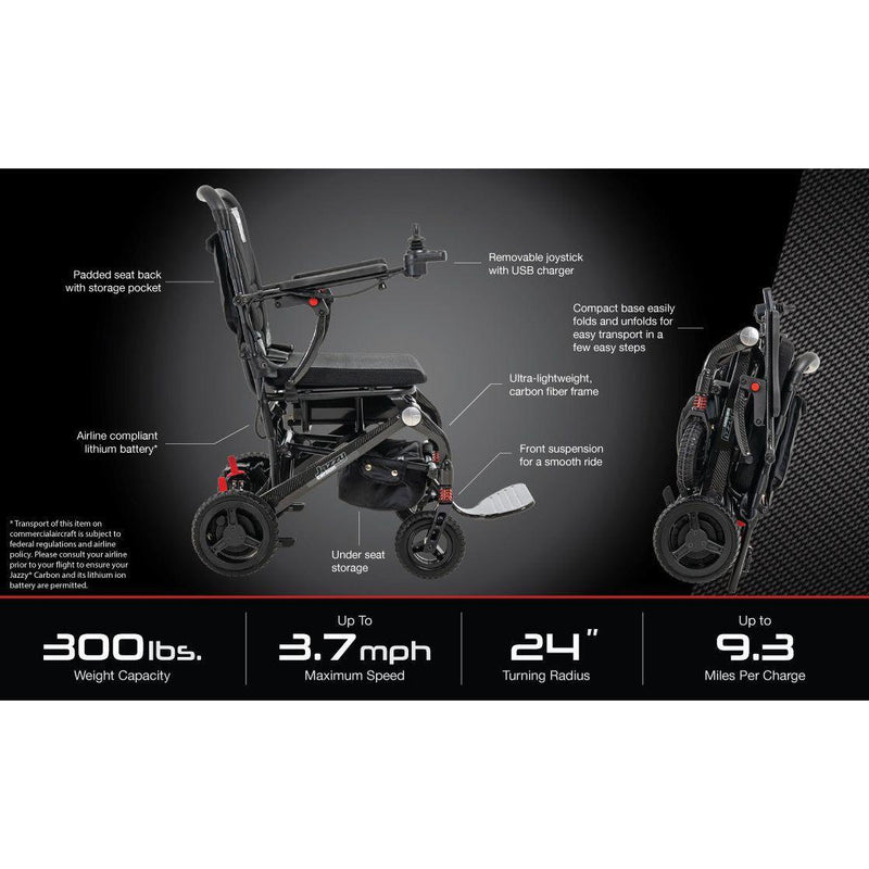 Pride Jazzy Carbon Power Chair