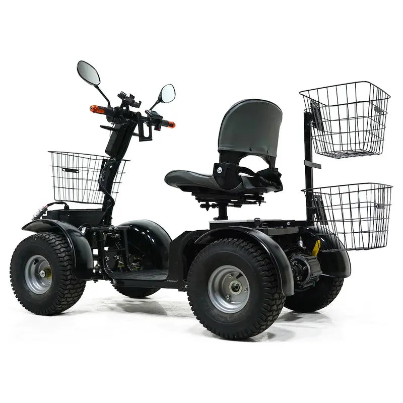 Green Transporter Golf Mobility Scooter 4-Wheel Design - Cheetah Ninja