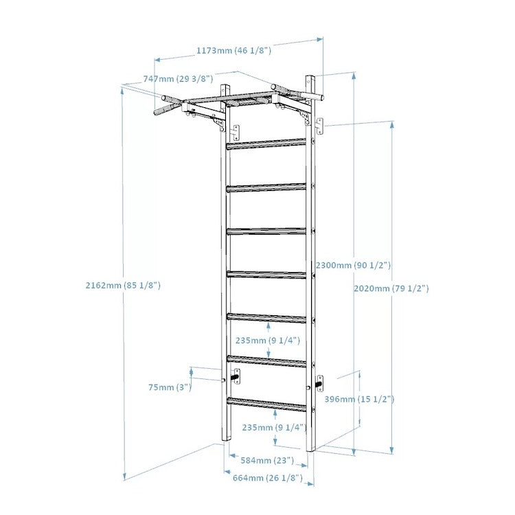 BenchK - Series 2 221 Wall bars