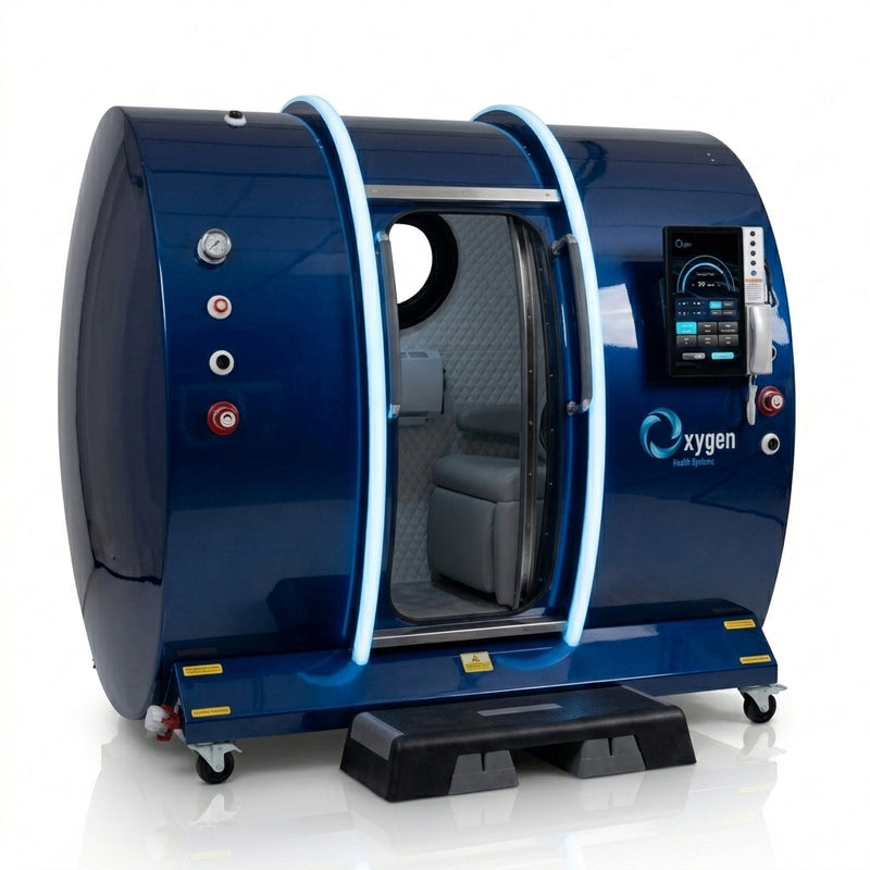 Oxygen Health Systems Multiplace Hard Shell Oxygen Chamber 40″D 2.0 ATA