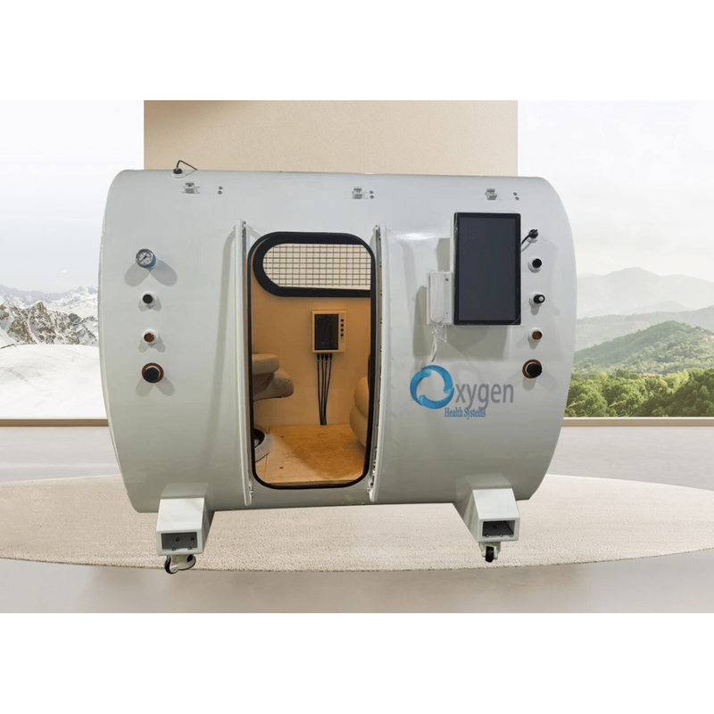 Oxygen Health Systems Multiplace Hard Shell Oxygen Chamber 40″D 2.0 ATA