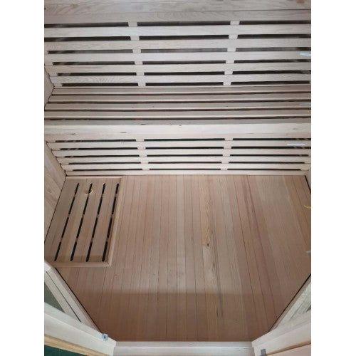 Sunray Tiburon 4-person Indoor Traditional Sauna Double Bench