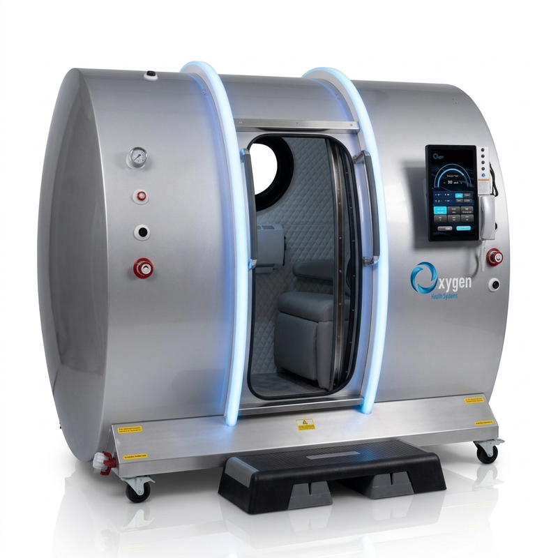 Oxygen Health Systems Multiplace Hard Shell Oxygen Chamber 40″D 2.0 ATA