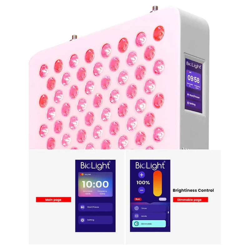 ReStore Full-Body Red Light Therapy Panel: Touch Screen, Adjustable Brightness & Pulsed Frequencies