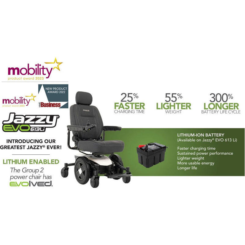Pride Jazzy Evo 613 Power Chair