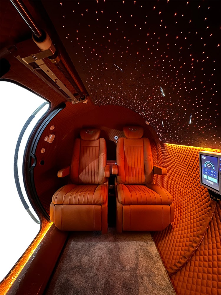 64D x 99L 2.0 ATA Hyperbaric Multiplace Plus Walk-in Hard Shell Oxygen Chamber