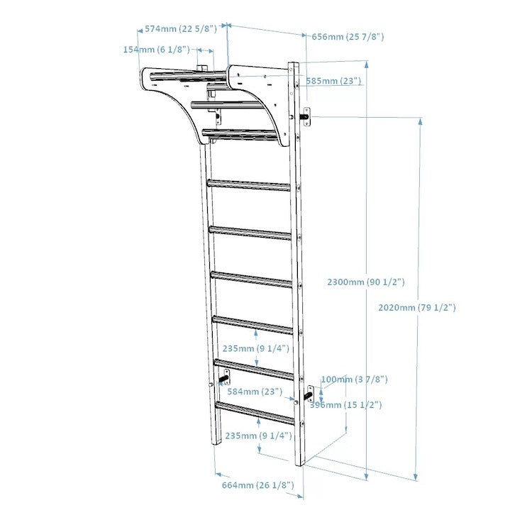 BenchK - Series 2 211 Wall bars