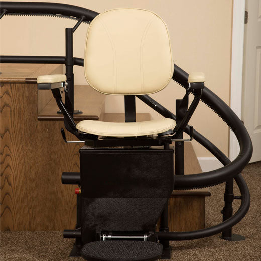 AmeriGlide Rave Curved HD Stair Lift