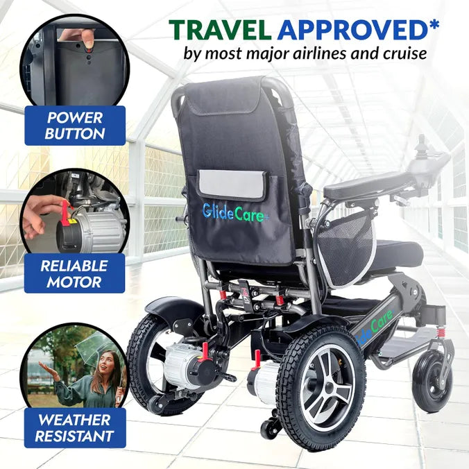 Glide Care G-6 Foldable Foldable Electric Wheelchair