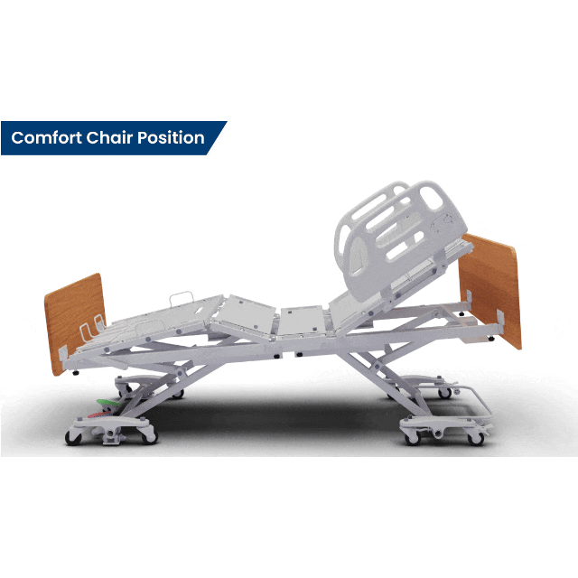 Emerald Supply Infinity Max Hi-Low Full Electric Bariatric Hospital Bed - 1000 lbs Capacity