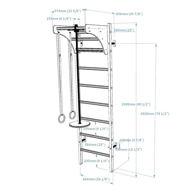 BenchK - Series 2 211 + A076/A204 Wall Bar With Accessories