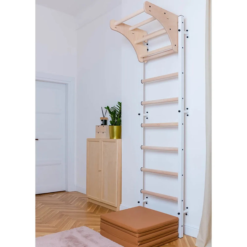BenchK - Series 7 711 Wall Bars With Wooden Pull Up Bar