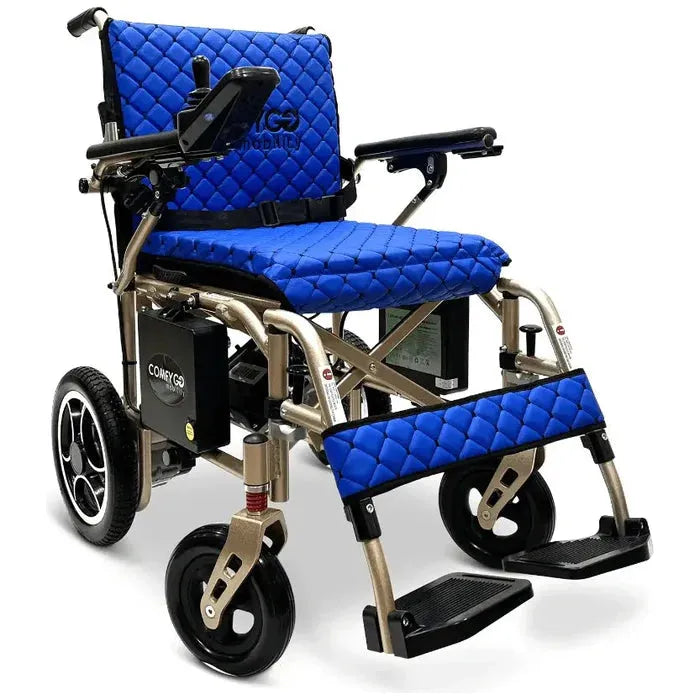 ComfyGO X-7 Lightweight Foldable Electric Wheelchair For Travel