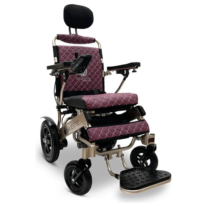 ComfyGo Majestic IQ-9000 Long Range Folding Electric Wheelchair With Optional Auto-Recline