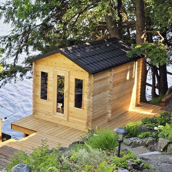 Dundalk Canadian Timber CT Georgian Cabin Sauna with Changeroom CTC88CW