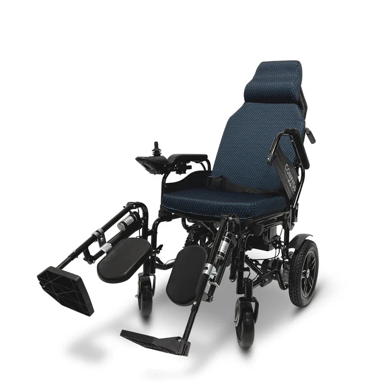 ComfyGo X-9 Remote Controlled Wheelchair, Automatic Reclining Backrest & Lifting Leg Rests