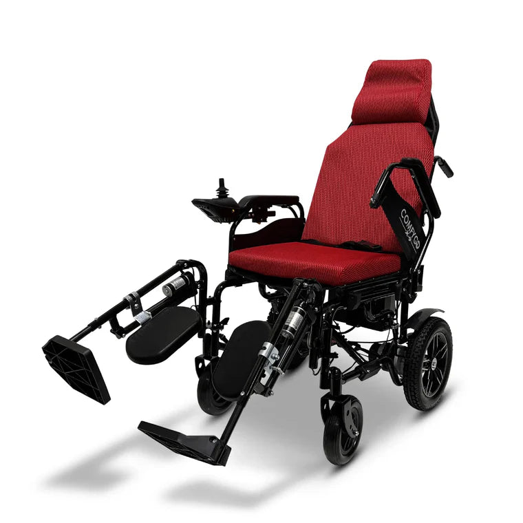 ComfyGo X-9 Remote Controlled Wheelchair, Automatic Reclining Backrest & Lifting Leg Rests