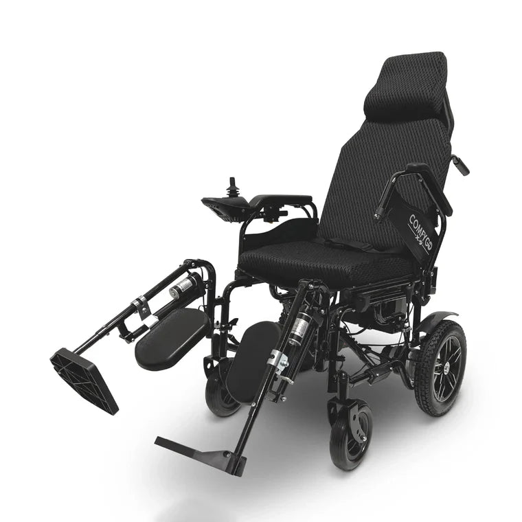ComfyGo X-9 Remote Controlled Wheelchair, Automatic Reclining Backrest & Lifting Leg Rests