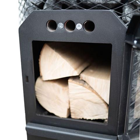 Cozy Heat Pkg Wood-Burning Sauna Stove Package, Up to 18kW