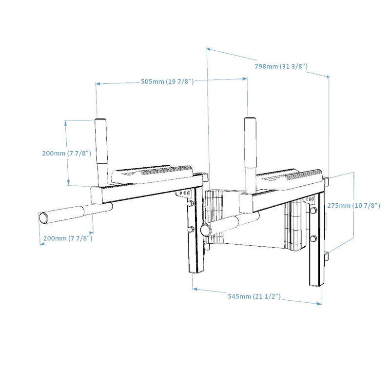 BenchK - Series 5 523 Wall Bars With Accessories