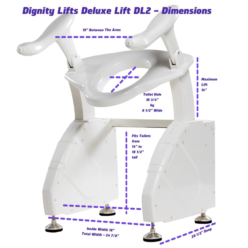 Dignity Lifts - Deluxe Toilet Lift DL2