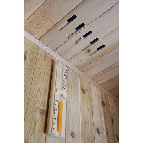 Sunray The Hampton 3 Person Indoor Traditional Sauna Double Bench