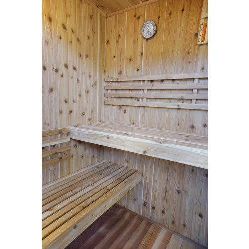 Sunray The Hampton 3 Person Indoor Traditional Sauna Double Bench