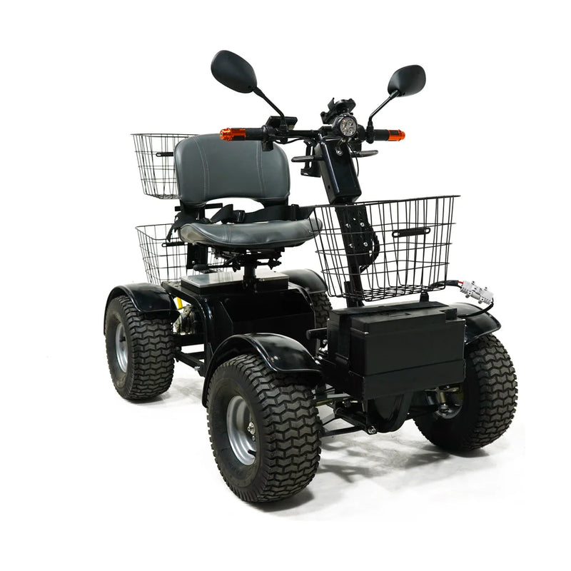 Green Transporter Golf Mobility Scooter 4-Wheel Design - Cheetah Ninja