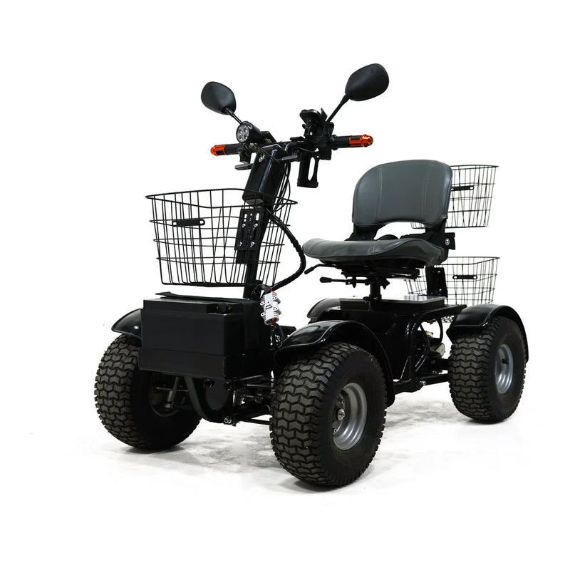 Green Transporter Golf Mobility Scooter 4-Wheel Design - Cheetah Ninja
