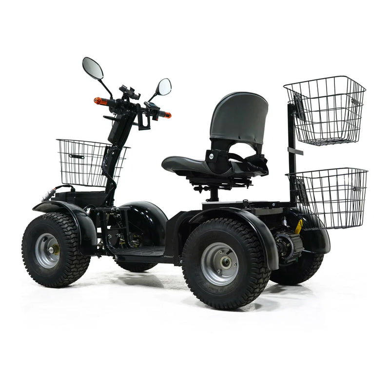 Green Transporter Golf Mobility Scooter 4-Wheel Design - Cheetah Ninja