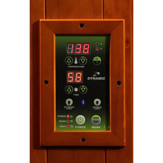 Dynamic Avila Elite 1-2-Person Ultra Low EMF FAR Infrared Sauna (Canadian Hemlock)