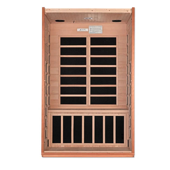 Dynamic Cordoba 2-Person Low EMF FAR Infrared Sauna (Canadian Hemlock)