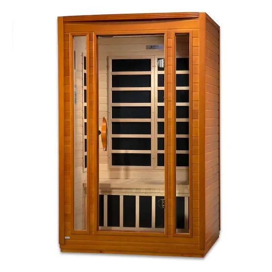 Dynamic San Marino Elite 2-Person Ultra Low EMF FAR Infrared Sauna (Canadian Hemlock)