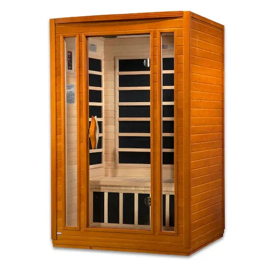 Dynamic San Marino Elite 2-Person Ultra Low EMF FAR Infrared Sauna (Canadian Hemlock)