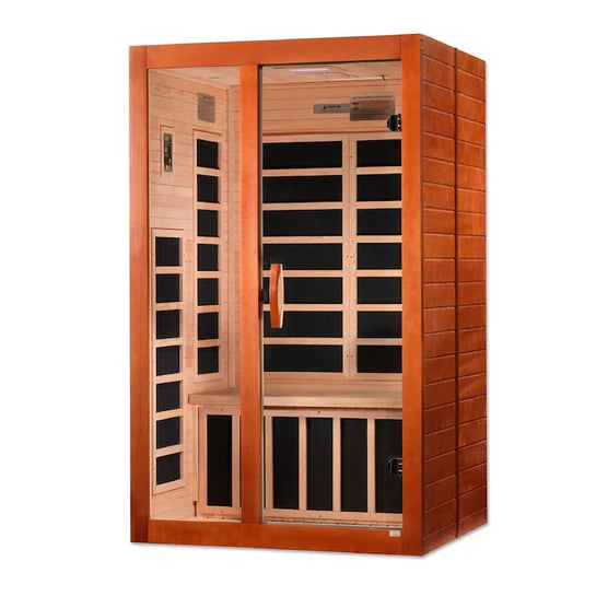 Dynamic Santiago Elite 2-Person Ultra Low EMF FAR Infrared Sauna (Canadian Hemlock) DYN-6209-02 Elite